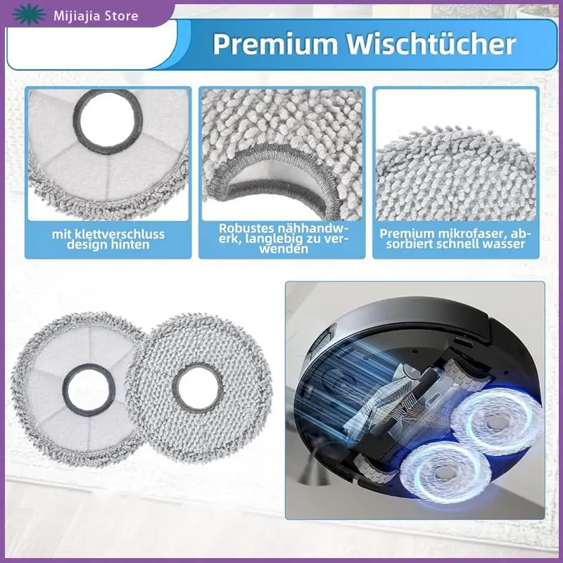 

Accessories Kit For Ecovacs Deebot N30 Omni, N30 Pro Omni Robot Vacuum Replacement Parts SALES