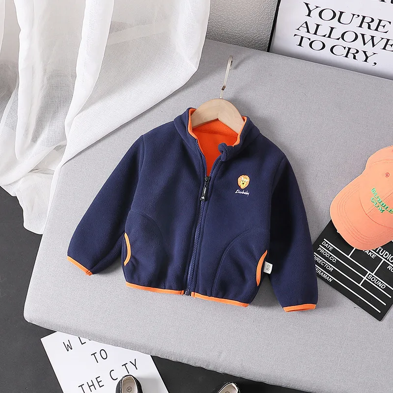 New Autumn Winter Baby Girls Clothes Boys Clothing Children Jacket Toddler Casual Thickened Costume Infant Coat Kids Sportswear