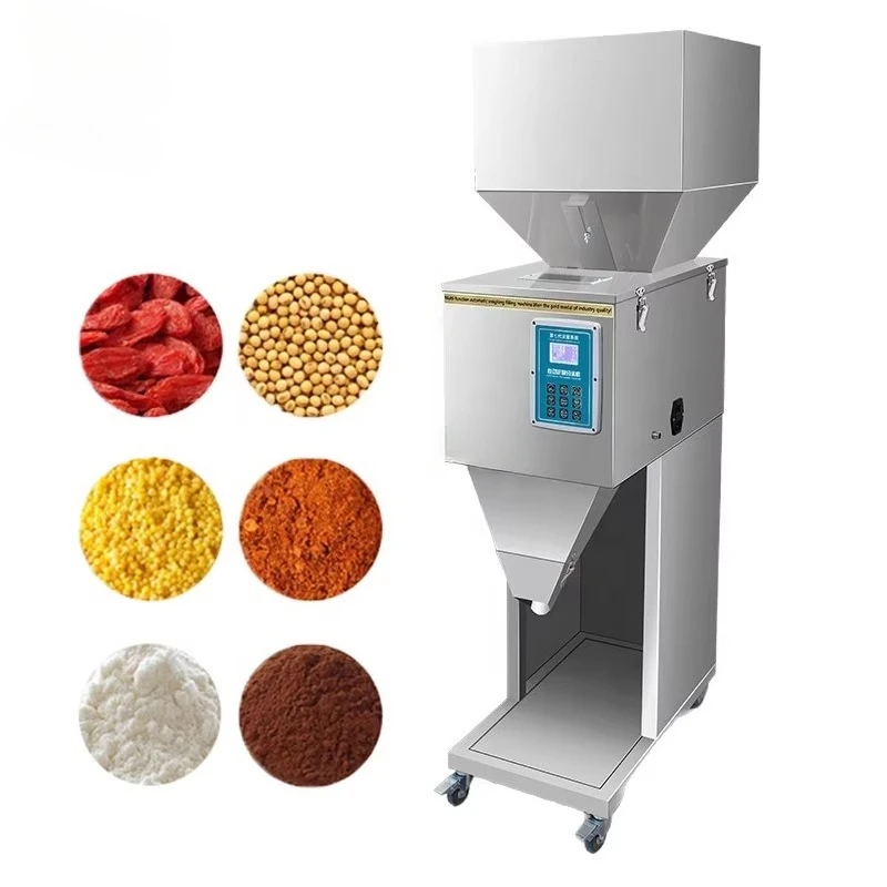 10-1500g New Model 3D Touch Waterproof Big Size Powder Coffee Rice Grain Bean Herb Flavouring Weighing Packing Filling Machine