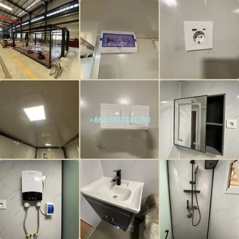 Luxury Modern Container House 20ft 40ft Movable Expandable Foldable Container House Prefab Villas Mobile Tiny Home Container