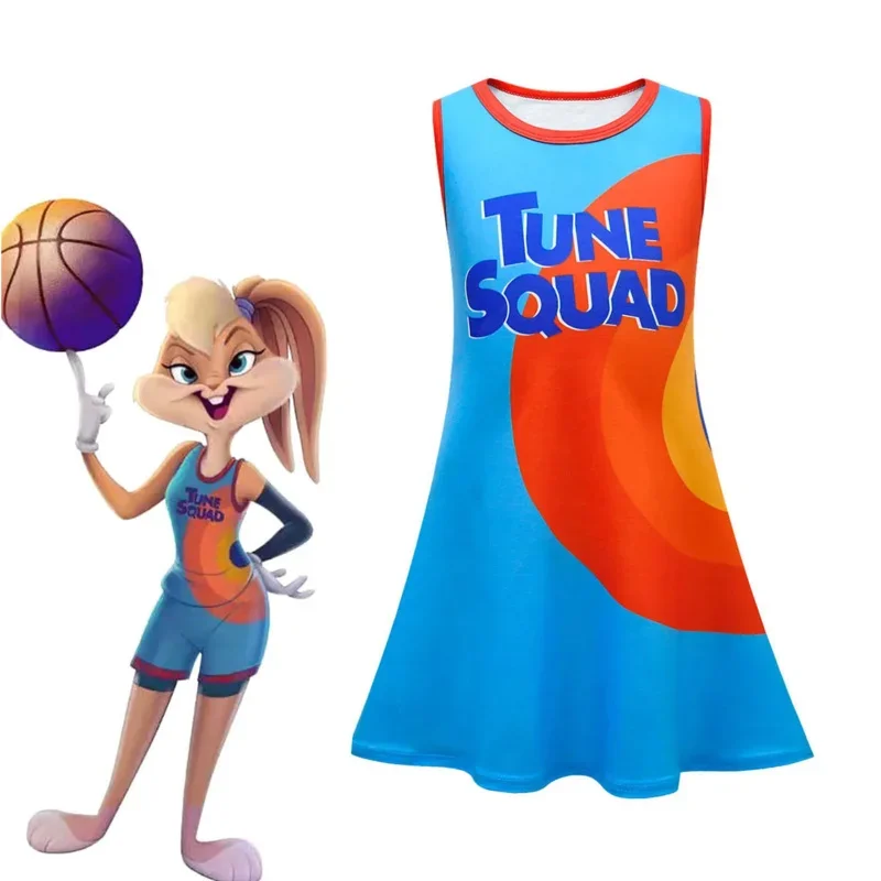 2025 Space Jam 2 Jersey Kids #1 #6 Cosplay Tune Squad Basket Shirt Vest Shorts Summer New Basketball Uniform Sports Sui 94ly