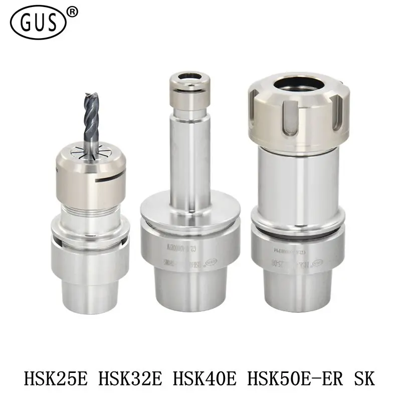 

HSK25E HSK32E HSK40E HSK50E Tool Holder ER11 ER16 ER20 ER25 ER32 SK10 SK16 Engraver Collet chuck Stainless Steel HSK CNC lathe