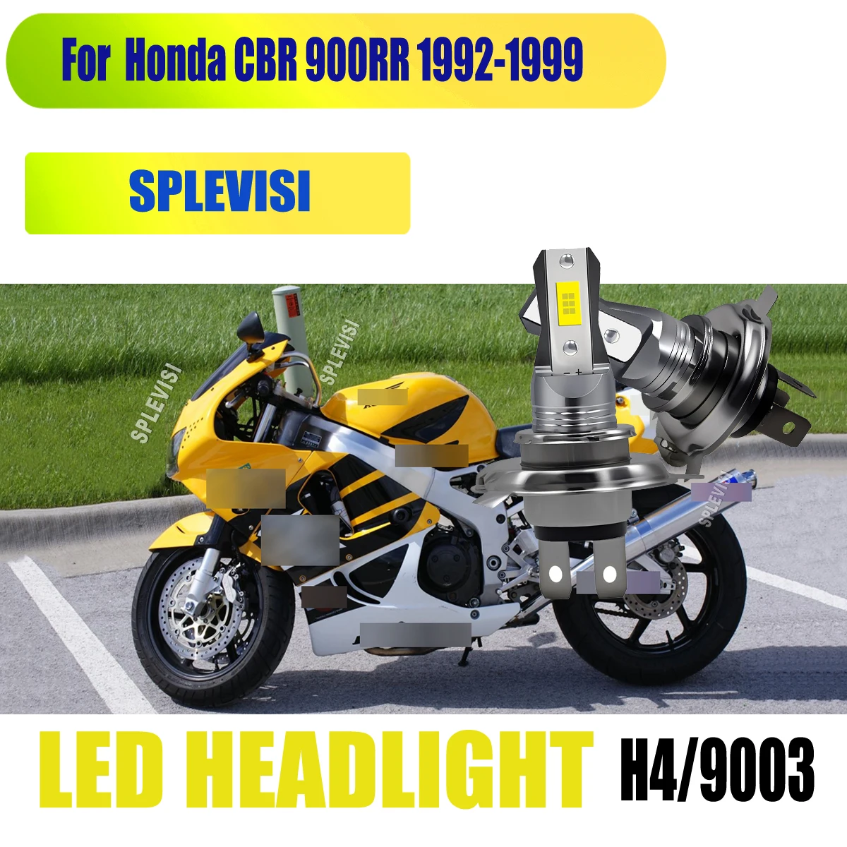

H4 9003 Motorcycle LED Headlight exploradoras para motos For Honda CBR 900RR 1992 1993 1994 1995 1996 1997 1998 1999