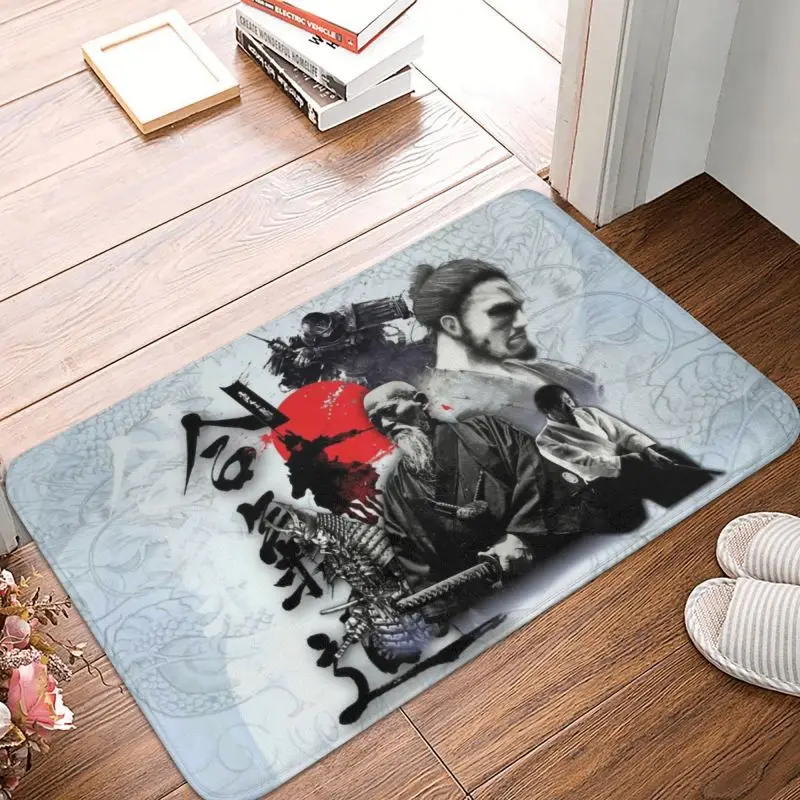 Aikido Life Philosophy Front Door Floor Entrance Mat Indoor Japanese Samurai Kitchen Bathroom Doormat Bedroom Carpet Rug