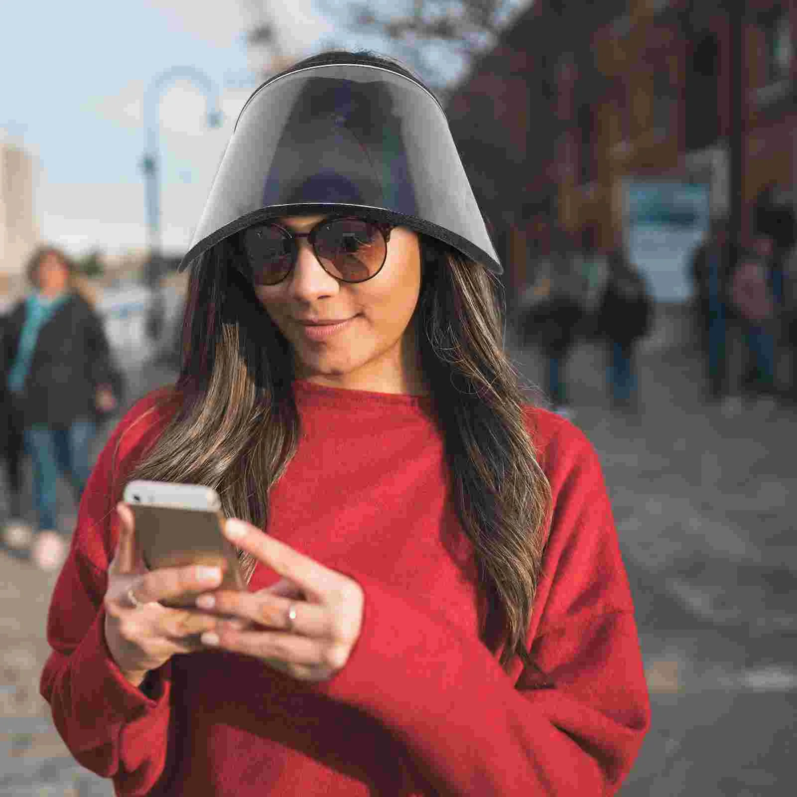 Sombrero de gafas de sol de neón UV para mujer, visera deportiva para exteriores, gorras de protección Anti-UV