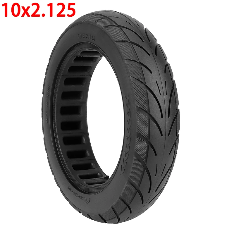 

10x2.125 Electric Scooter Rubber Solid Tire for Ninebot F20 F25 F30 F40 Tubeless Remodel Thickened Explosion Proof 10 inch Tyre