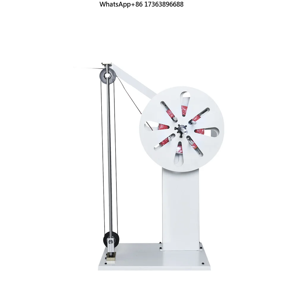 120W Electronic Wire Prefeeder Automatic Cable Feeding Rewinding Unwind Machine HS-FXJ1 Cable Wire Pay-Off Rack for Winding Use