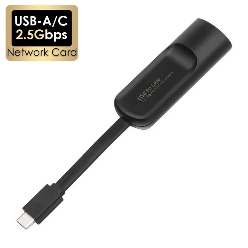 

USB3.0/Type C To 2500Mbps Wired Network Card Adapter RTL8156 USB-C RJ45 2.5Gbps Gigabit External Ethernet Dongle for PC Desktop
