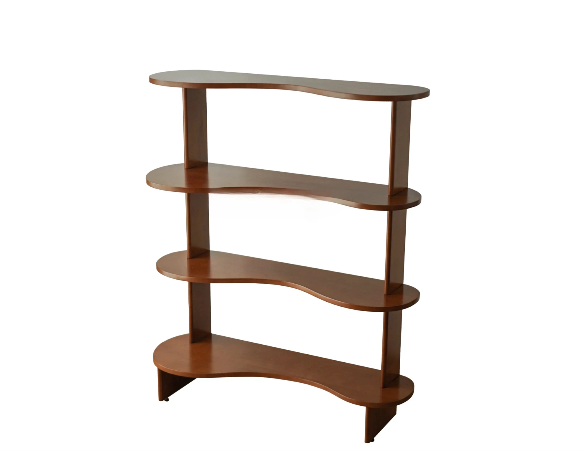 

Modern Minimalist Bookshelf and Storage Shelf Floor Multi-Layer Solid Wood Wall Home Storage Living Room Simple