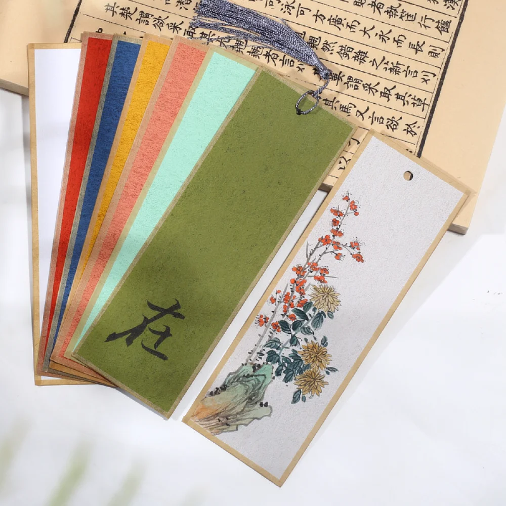 Artistic Blank Bookmark Chinese Calligraphy Paper For Painting Sketching Stationery School Office Supplies Paper Craft