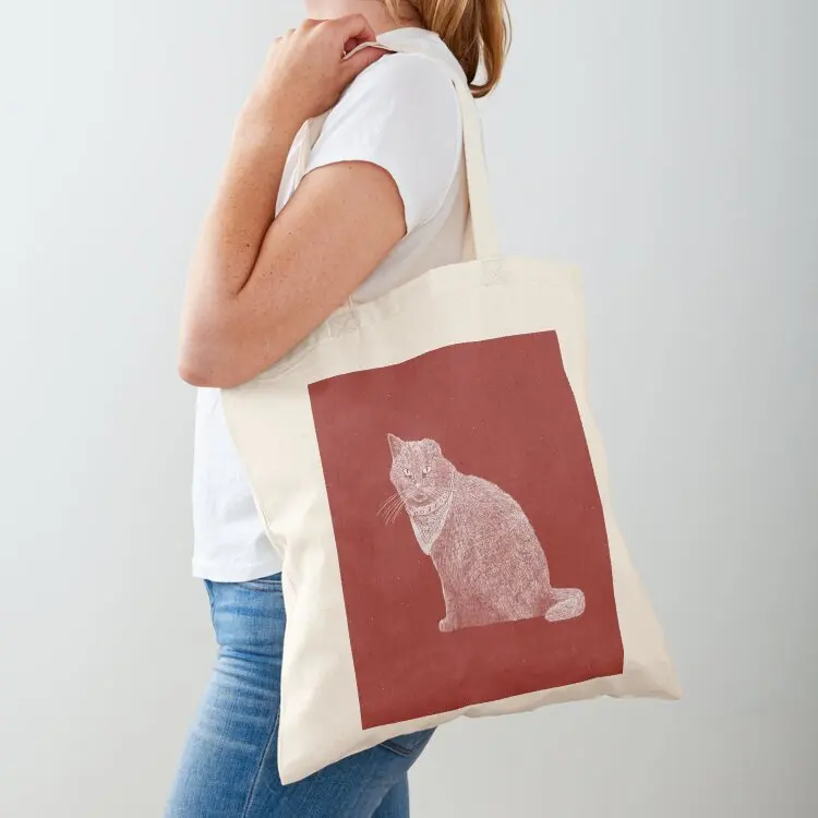 

The Badass Bandit Cat Tote Bag Canvas bag for women Canvas shoulder bag hand