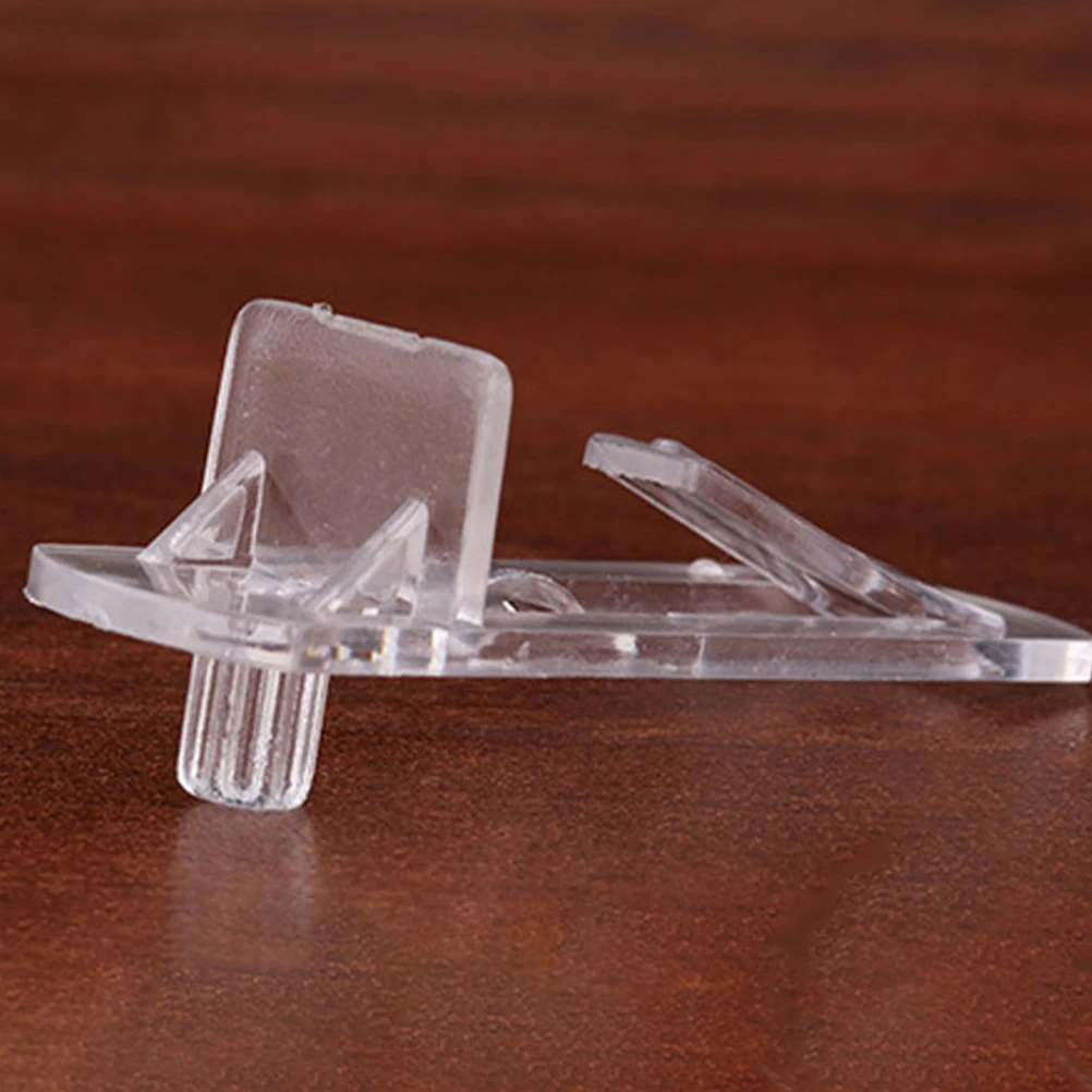 

10 Pcs Shelves Shelving Pegs to Hold Bookcase Shelf Pins Cupboard Bookshelf Self-locking for Plastic Support