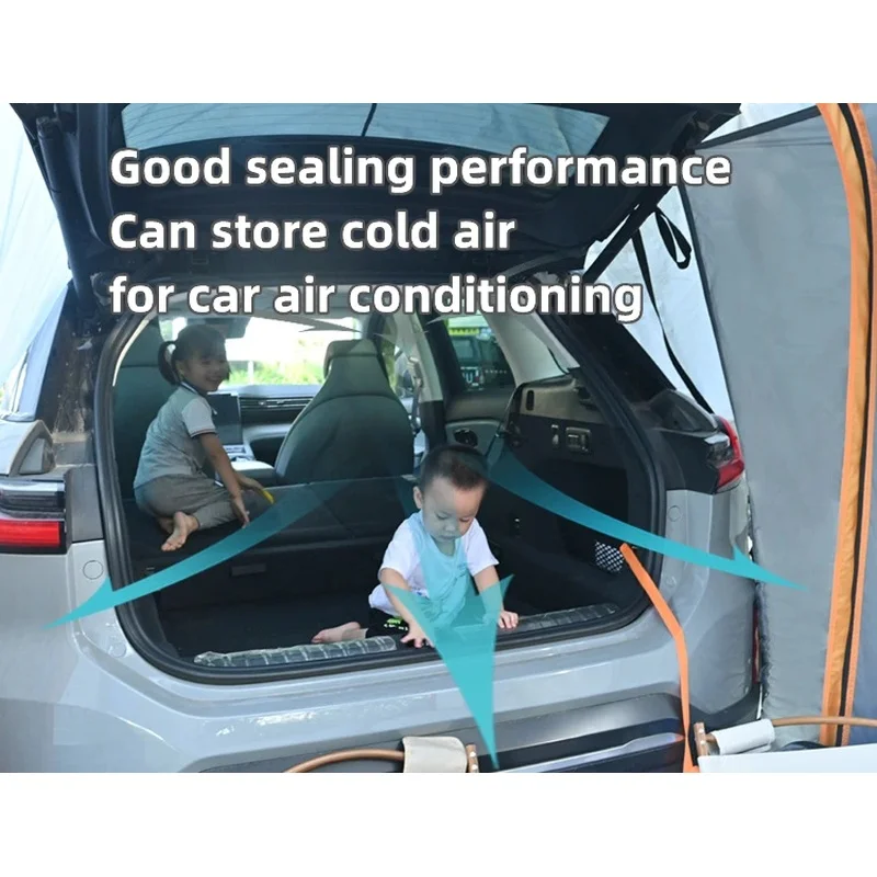 High Quality Single Layer Car Rear Tent Shading Rain Proof SUV Outdoor Camping