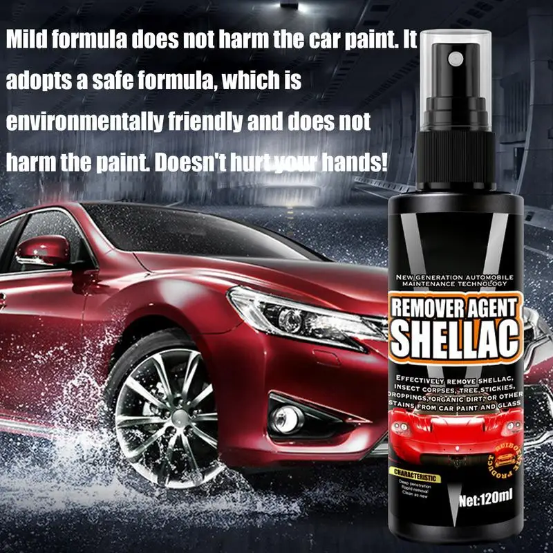 Car Spray Cleaner Detailing Spray High Gloss Polisher Adhesive Remover Mild Multi Purpose Car Quick Detailing Cleaner For Bird