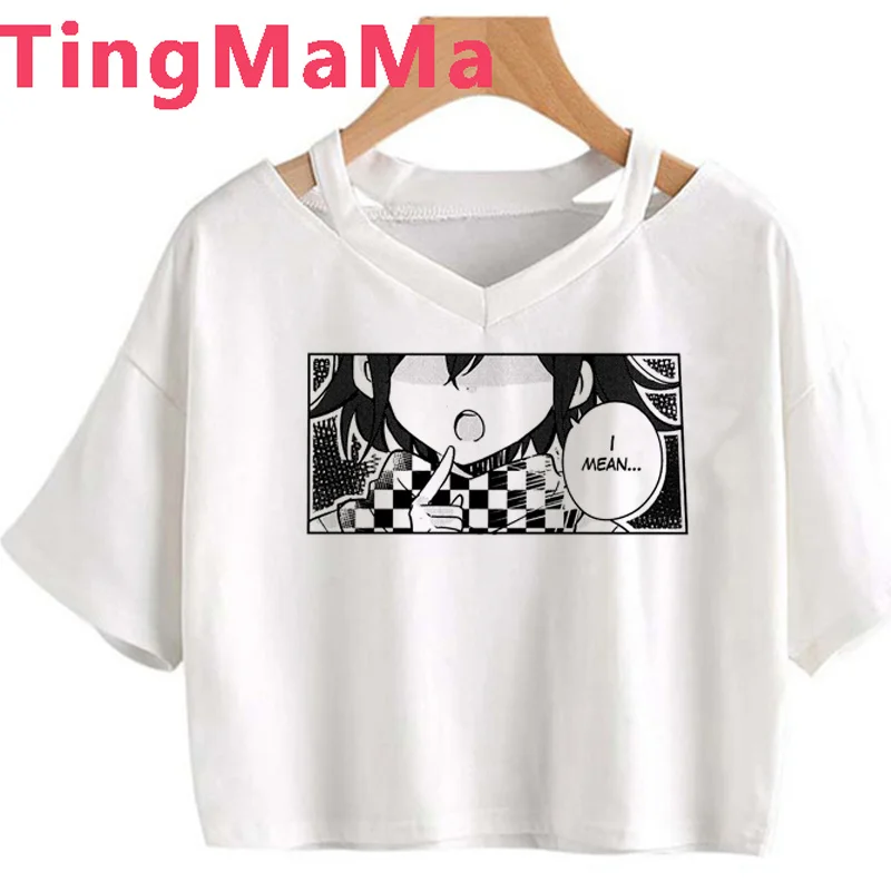 Danganronpa V3 Ouma Kokichi Nagito Komaeda tshirt summer top female japanese tumblr streetwear couple  kawaii t-shirt tumblr