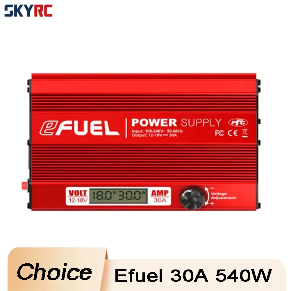 Адаптер питания SKYRC eFUEL - 540 Вт 30 А, AC 100-240 В в DC 12-18 В, для зарядного устройства аккумуляторов радиоуправляемых вертолетов, широкодиапазонное зарядное устройство для радиоуправляемых моделей.