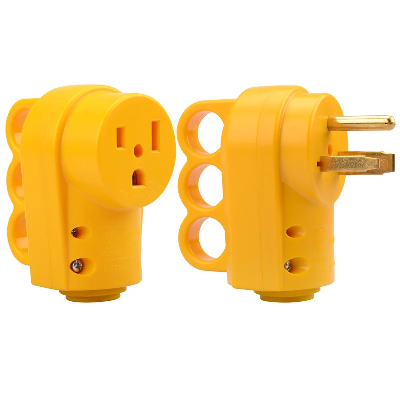 NEMA 6-50P/6-50R American Standard Male and Female Industrial RV Power Pack Assembled Wiring 50A Plug ETL Certification