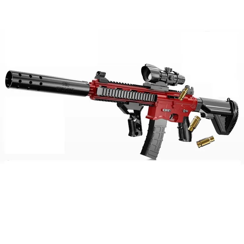 M416 Pistola giocattolo completamente automatica Proiettile morbido Guscio da lancio automatico a mano Pistola a proiettile morbido All'aperto genitore-figlio Cs Interactiv