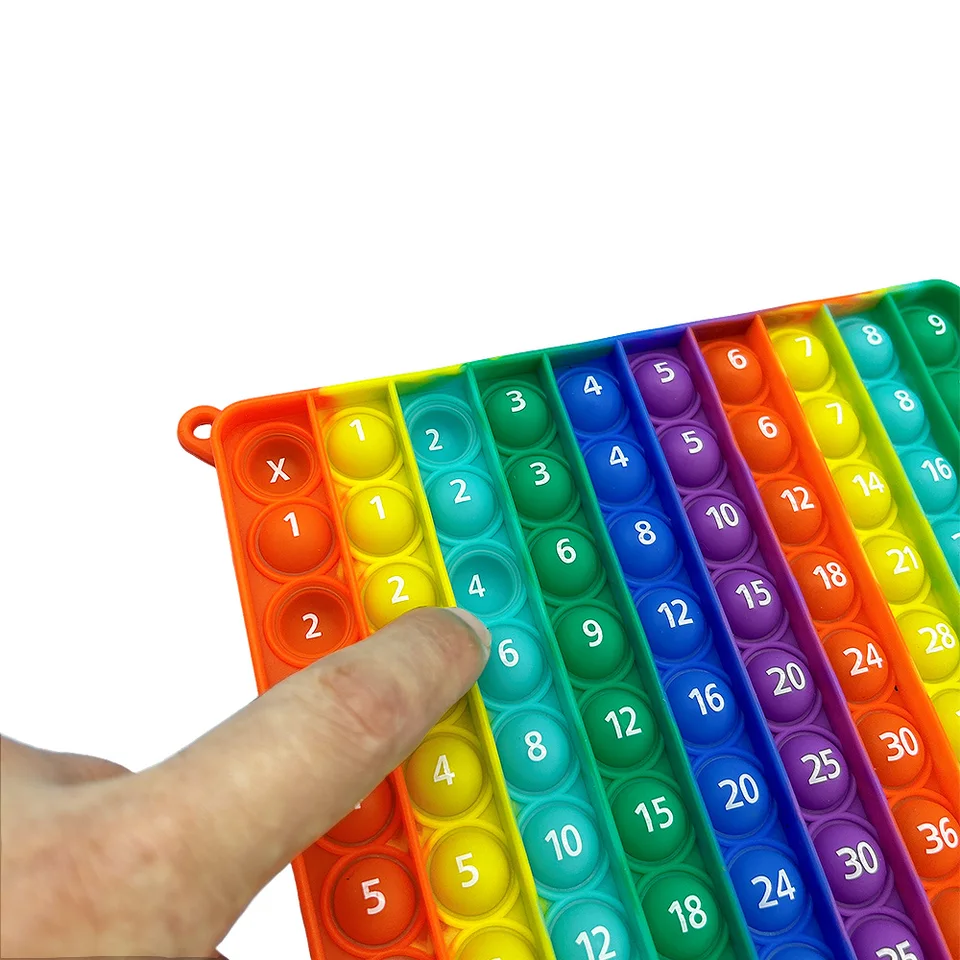 Cuackamily 9 Piezas Math Fidget Juguete – Juego De Matemáticas Interactivo Para Aprender Sumas Y Multiplicaciones, Alivia El Estrés, Regalo Educativo Para Niños Y Adultos