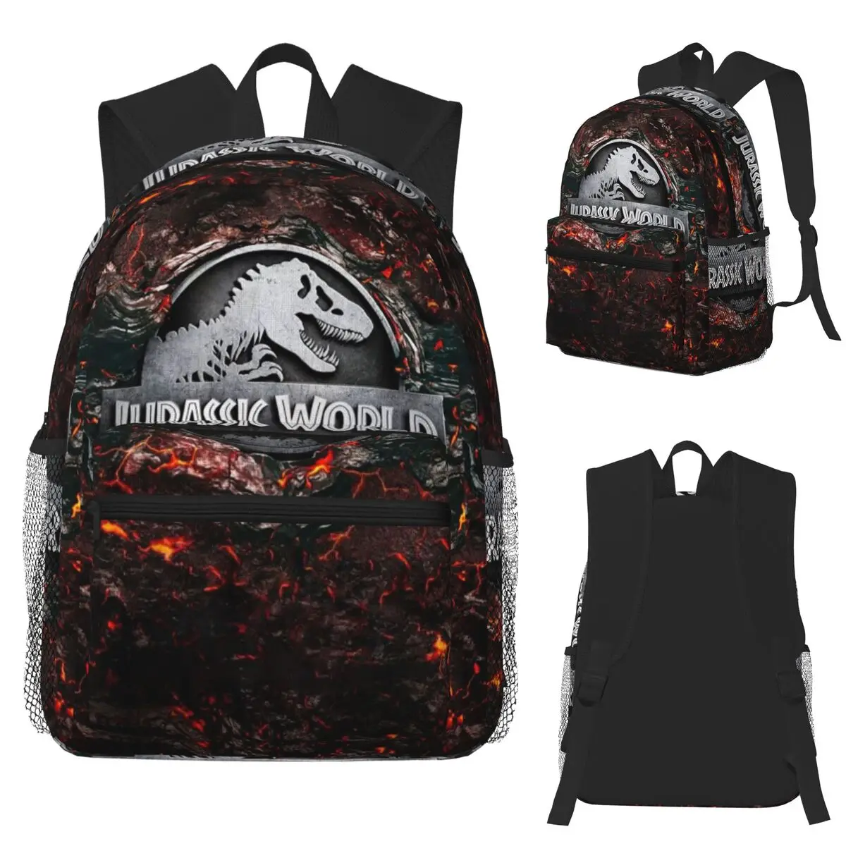 

Jurassic World Student Backpack School Bag Hiking Travel Daypack for Men Women Bookbag Shoulder Bags