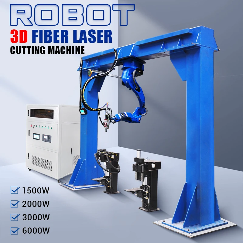 

Лазерный 3D-робот BK-RC3000T с 6 осями, 3000 Вт, для резки металла и труб