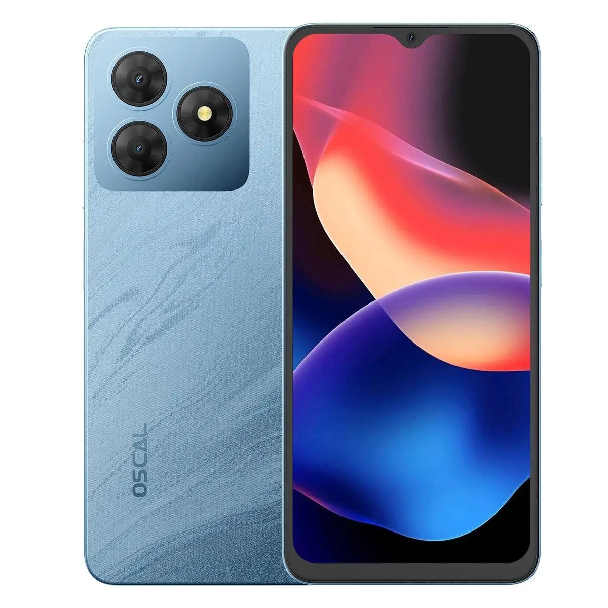 Blackview OSCAL FLAT 2C Smartphone 4GB 64GB 6.56'' Unisoc T603 Octa Core Mobile Phone 13MP Camera 5000mAh Battery 4G Android 14