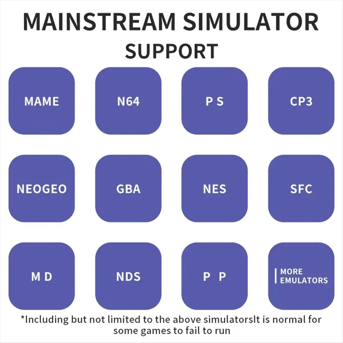 Punctual- V10 Retro Handheld Game Console 3.5inch Screen Arcade Game Console Linux Gamepad Supports Multiple 3D Emulators A