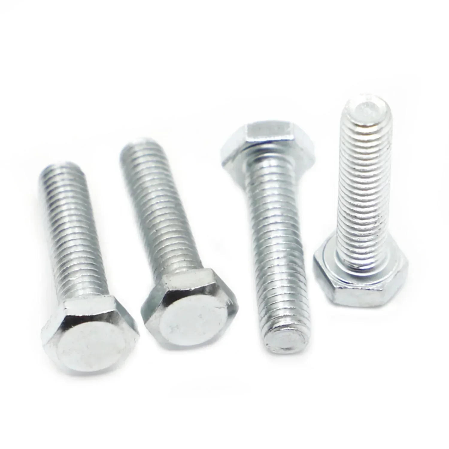 M4 M5 M6 M8 M10 M12 Carbon Steel Metric Thread DIN933 Outside Hex Head Bolt External Hexagon Head Screw