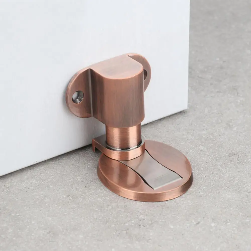 Heavy Duty Door Stopper Magnetic Door Catch Heavy Duty Metal Magnetic Door Stopper with Adjustable Adhesive Wall for Home