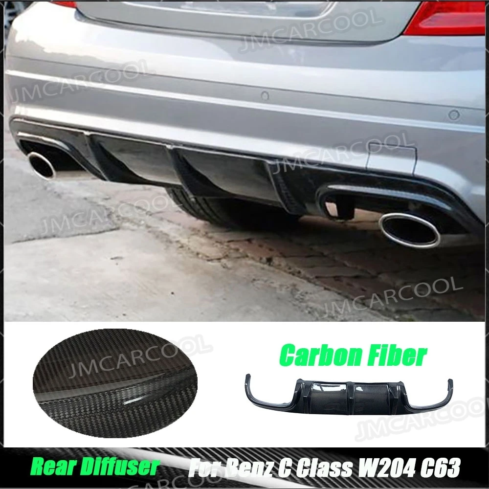 

Real Carbon Fiber For Benz C -Class W204 C63 2008-2011 Rear Bumper Lip Diffuser Bumper Body Kits