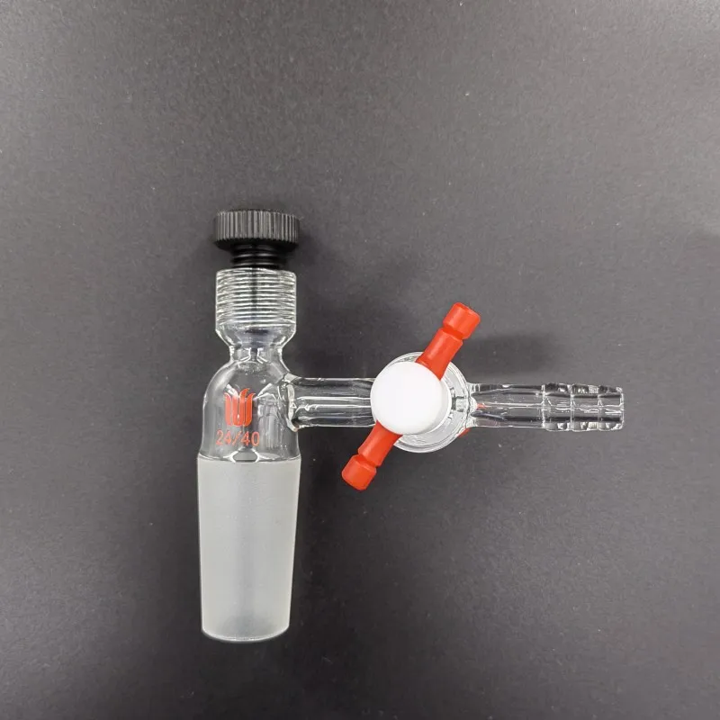 Adaptador Synthware para Termômetro Válvula Ptfe O-ring de Ptfe Totalmente Envolvido Vidro Borossilicato mm N11