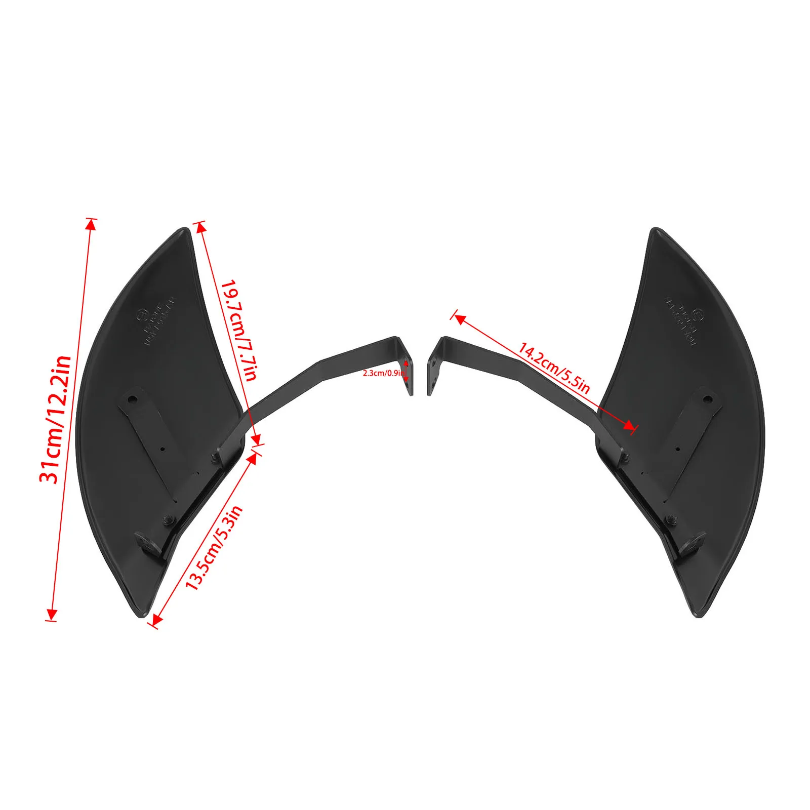 For HONDA CB 1000 2025 2026- Brake Caliper Disk Cooler Air Cooling Duct Side Cover ABS Black Motorcycle CB1000 Hornet SP