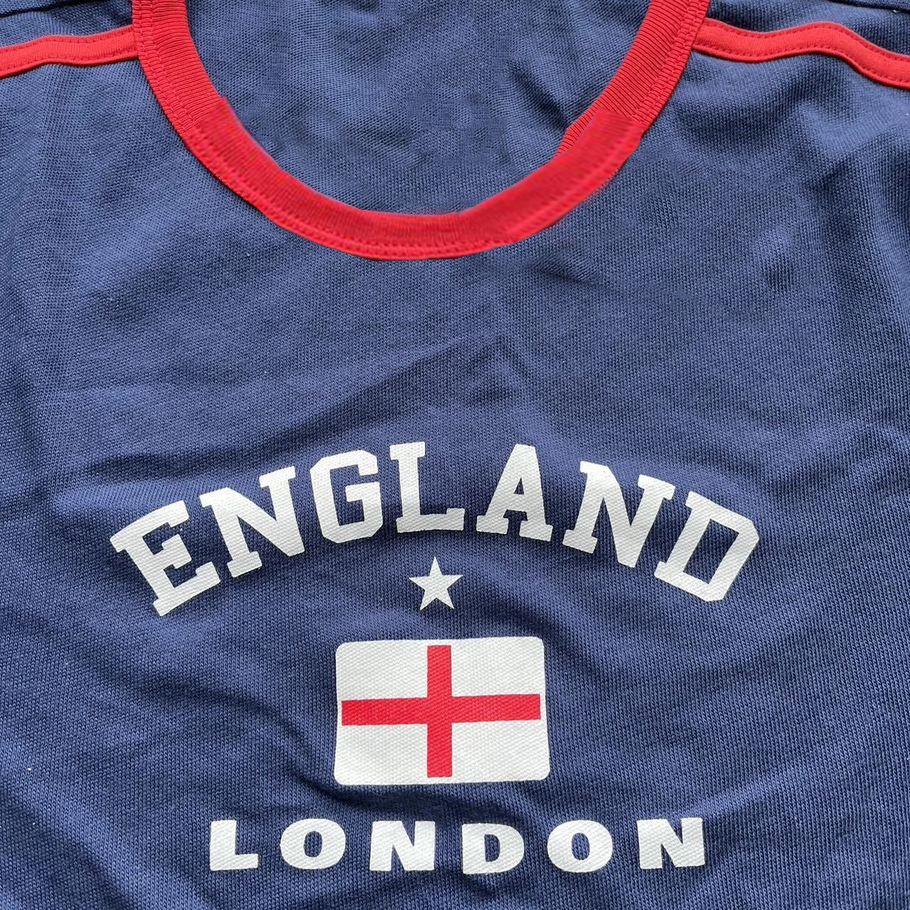 Estetica StreetwearY2k 90s gothicwomen's Tee Summer Casual Vintage Grunge Letter EMGLAND t-shirt manica corta Y2k Crop Top