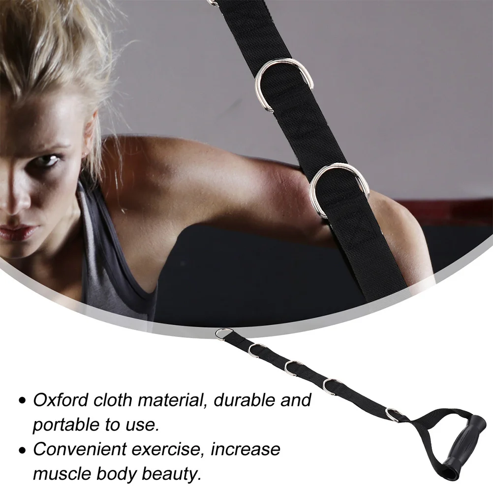 

2pcs Exercise Tension Band Pull Rope Strength Training Resistance Strap Durable Gym Fitness Equipment Adjustable D-Ring Handles