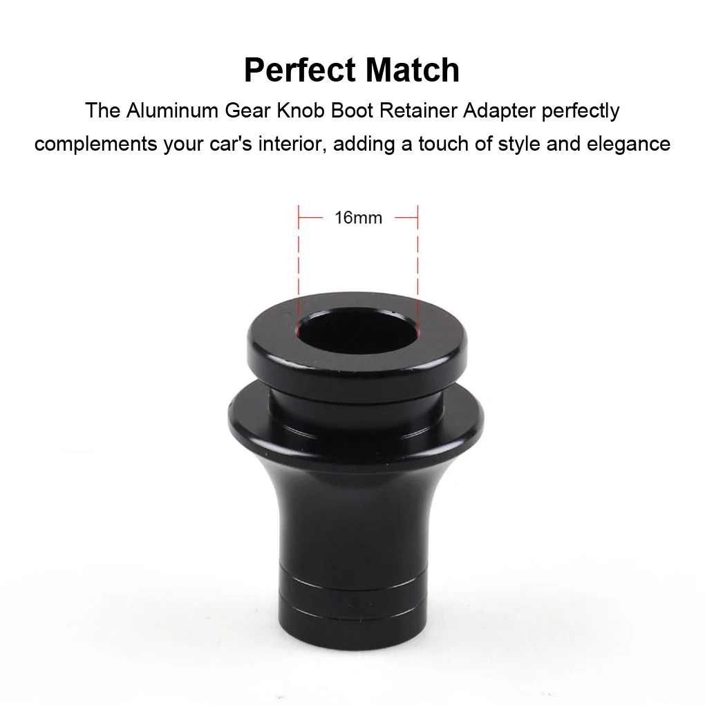 Black Enhanced Performance With Aluminum Car Low Profile Knob Exact Fit And Easy Installation black M12X1.25