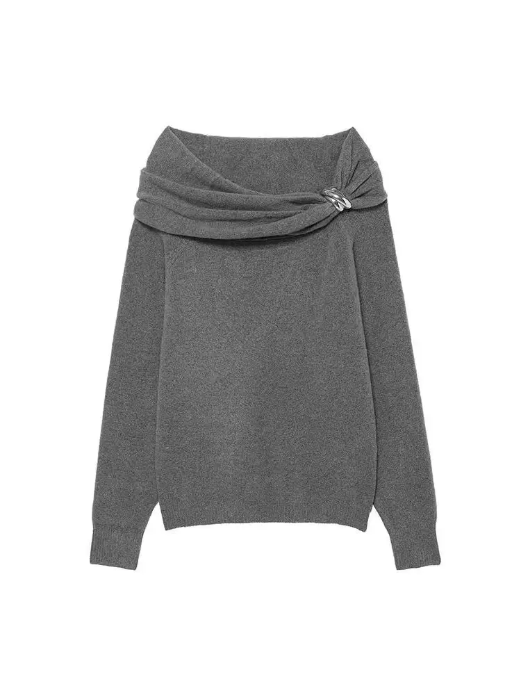 

HH 2026 New Fashion Women's Long Sleeves Lapel Vertical Stripes Tie Shirt Female Slim Fit Loose Leisure Tops