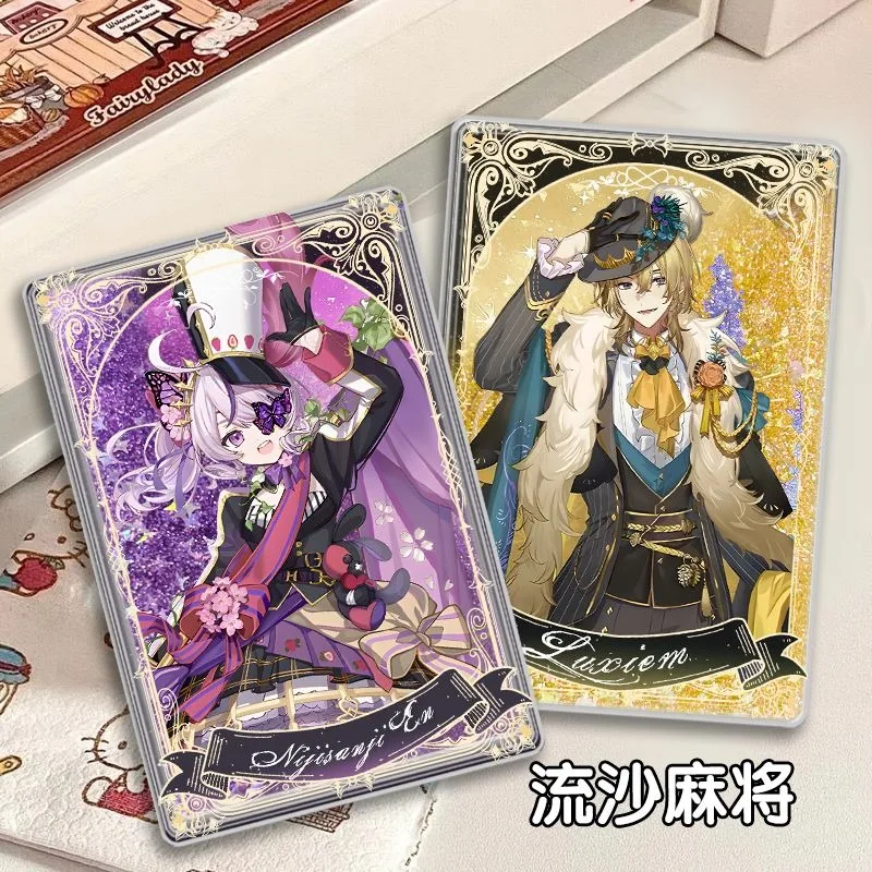 Anime Luxiem Cosplay Mysta Rias Ike Eveland Luca Vox Akuma Shu Yamino Acrylic Flowing Sand Mahjong Birthday Souvenir Gift 2