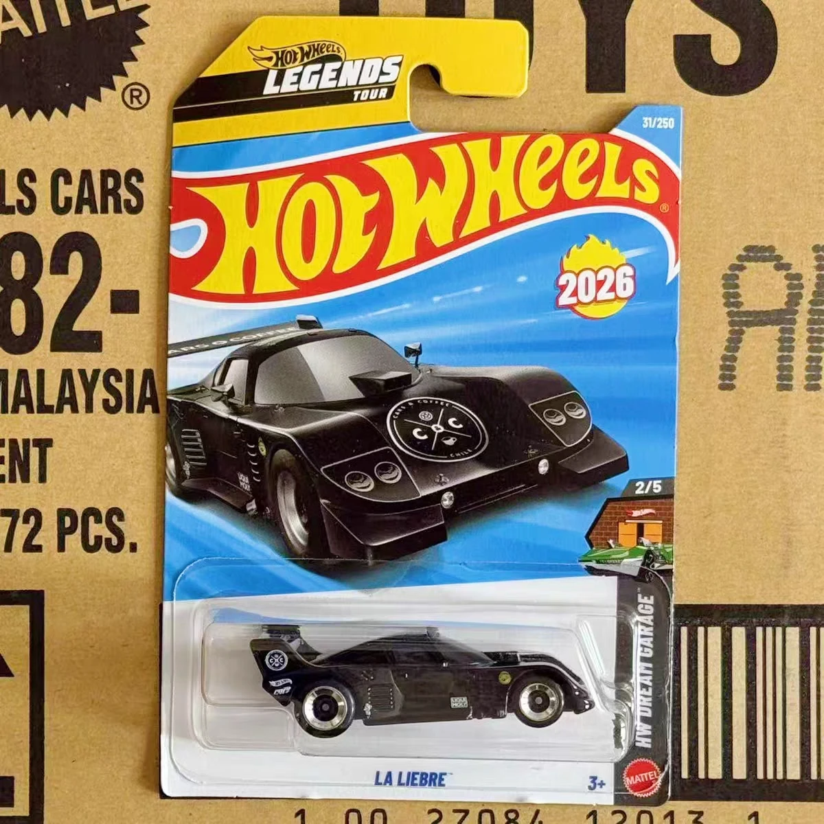 Oryginalne Hot Wheels Car Legends Tour La Liebre Toys 1/64 Odlewane Pojazdy Model ze Stopu Hw Dream Garage Collection Prezent Dla Chłopców