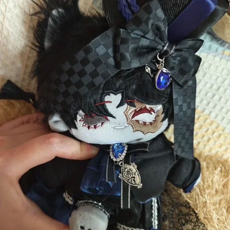 20cm Anime juego Identity V Fool's Gold Kawaii Cosplay muñeco de peluche cuerpo con esqueleto Norton suave Plushie juguete figuras regalo