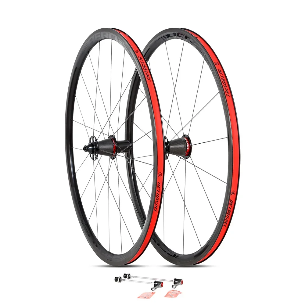 Twitter Bicycle Rim RS-CBR30 Road 700C Rim Brake Carbon Wheelset F16 R21 Clincher Tubular Carbon Bicycle wheelsets