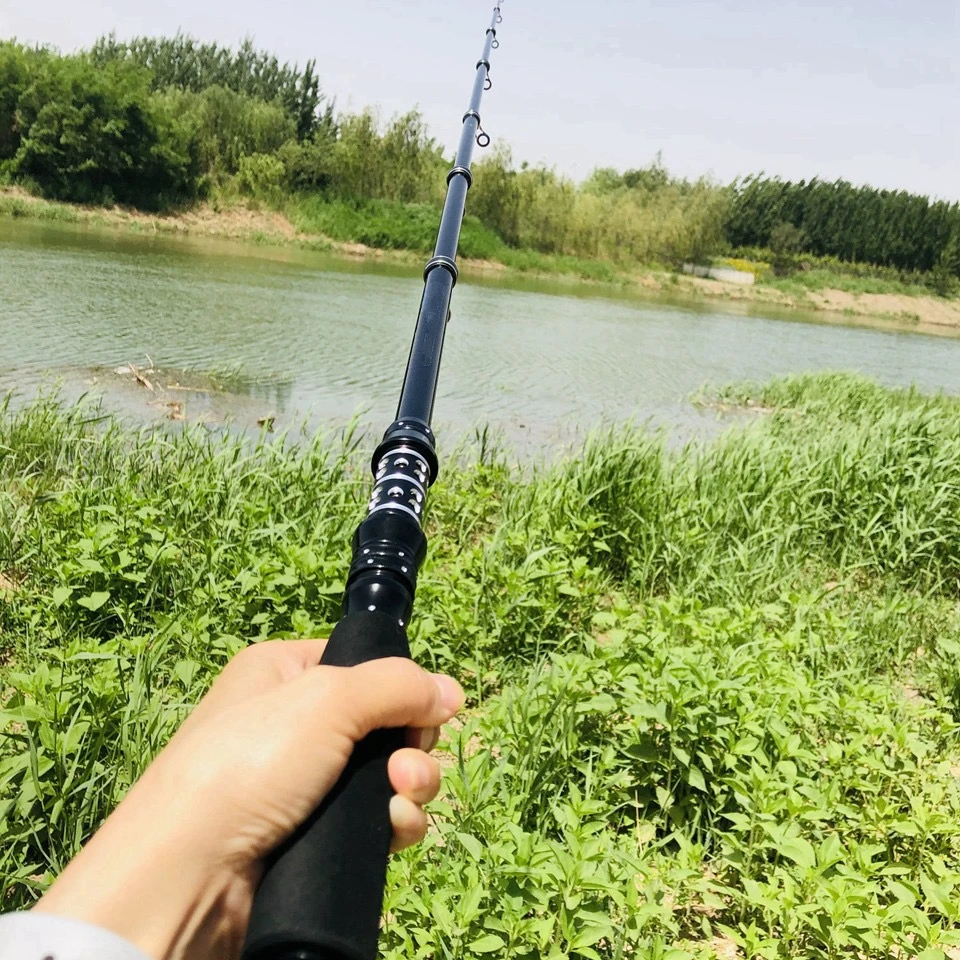 1.5M-3.0M Carbon Portable Travel Mini Length Telescopic Fish Rod Spinning Rod Carp Trout Bass Rod Sea Ocean Fishing Rods - view 4