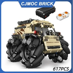 MOULD KING 20016 Technical All-Terrain Vehicle Building Blocks Remote Controlled Military RC ATV Car for Kids