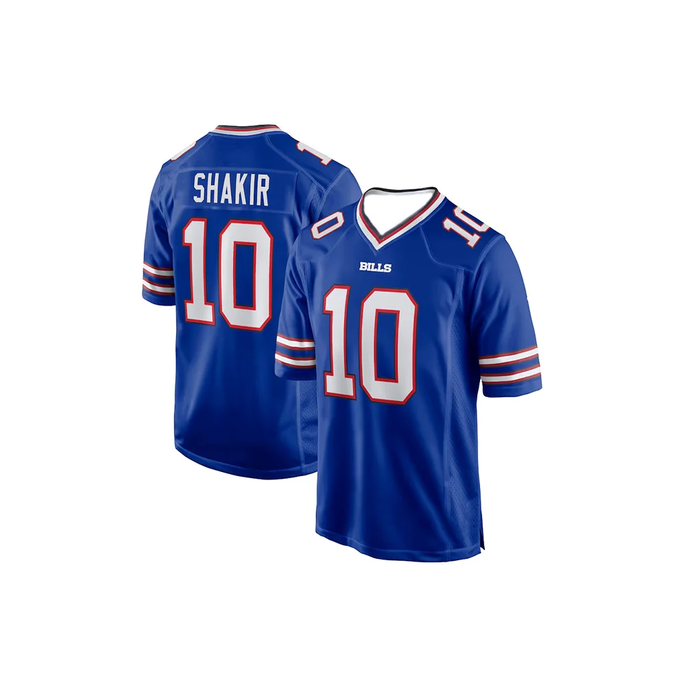 Sommer Buffalo American Football Trikot Rugby Trikot Herren Damen Sportbekleidung Trainings-T-Shirt Bills Allen 17 Nummer Familien-Kinder-T-Shirts – Detail 6