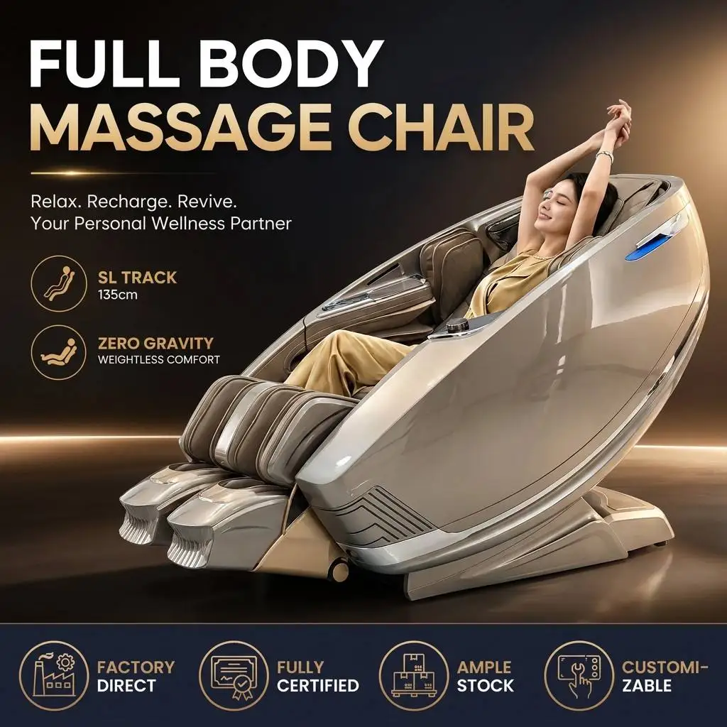 LEERCON Luxury Ai Massage Robot Massagesessel 5d Full Body Zero Gravity  Massage Chair with  Cadeira De Massagem 2026