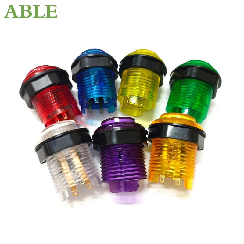 

1pcs Arcade Buttons 28mm 12V BG Illuminated Straight-in Buttons — Arcade Accessories