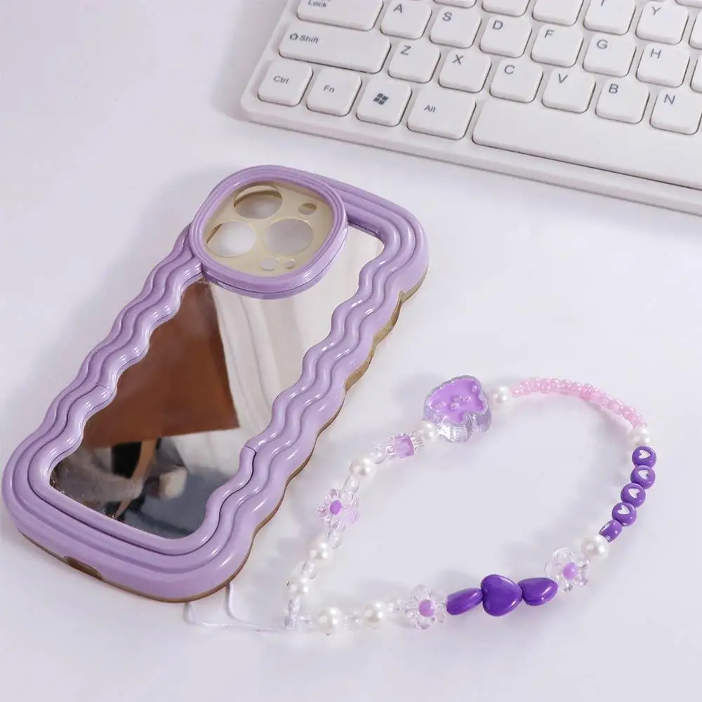 

Пластиковый бант из бисера, цепочка для мобильного телефона, подвеска для телефона из бисера, розовая бусина, подвеска с бантом для милой девушки, подвесной шнур