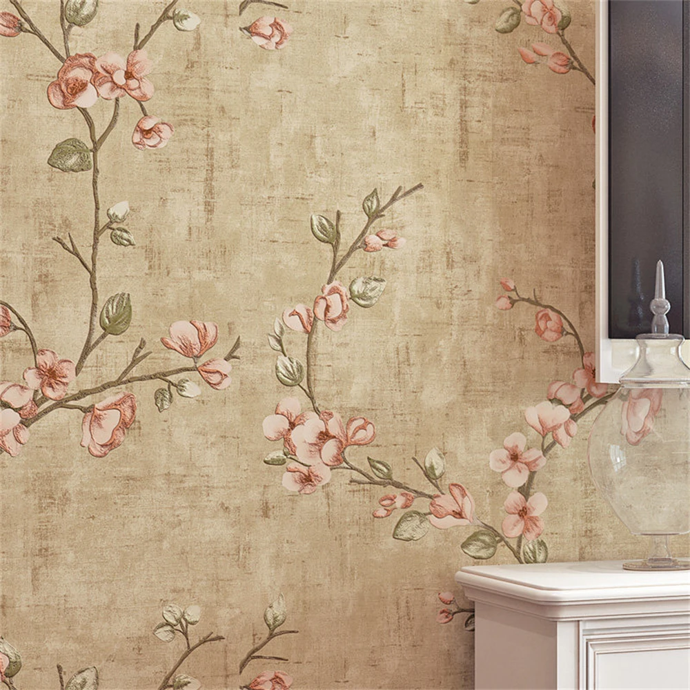 Self-adhesive wallpaper simple Pastoral American wall papers children\'s room boy girl bedroom background wall stickers painting