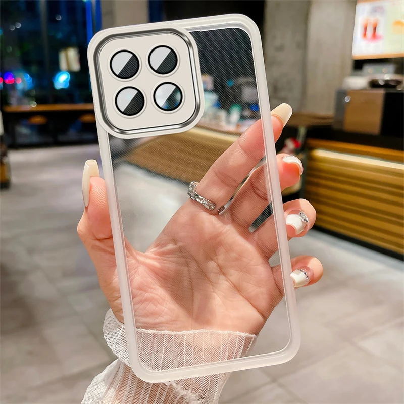 ل Honor 400 الذكية عدسة كاملة طبقة حماية الكاميرا شفافة لينة سيليكون بولي TPU الهاتف الخلفي القضية ل Honor400 الذكية X7d 4G 5G
