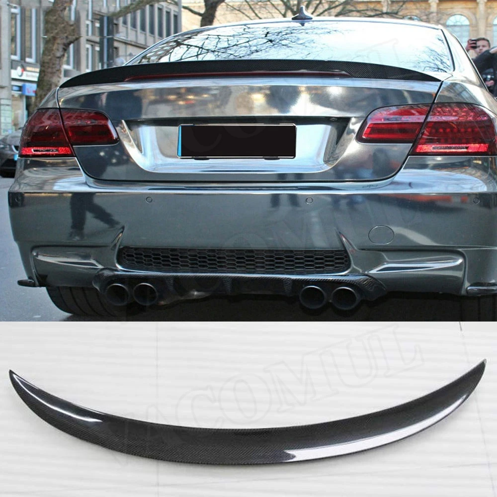 

VACOMUL Carbon Fiber Rear Spoiler Boot Wings For BMW 3 Series E92 328i 335i M3 / M Sport Spoiler 2006-2012 FRP P Style Spoiler
