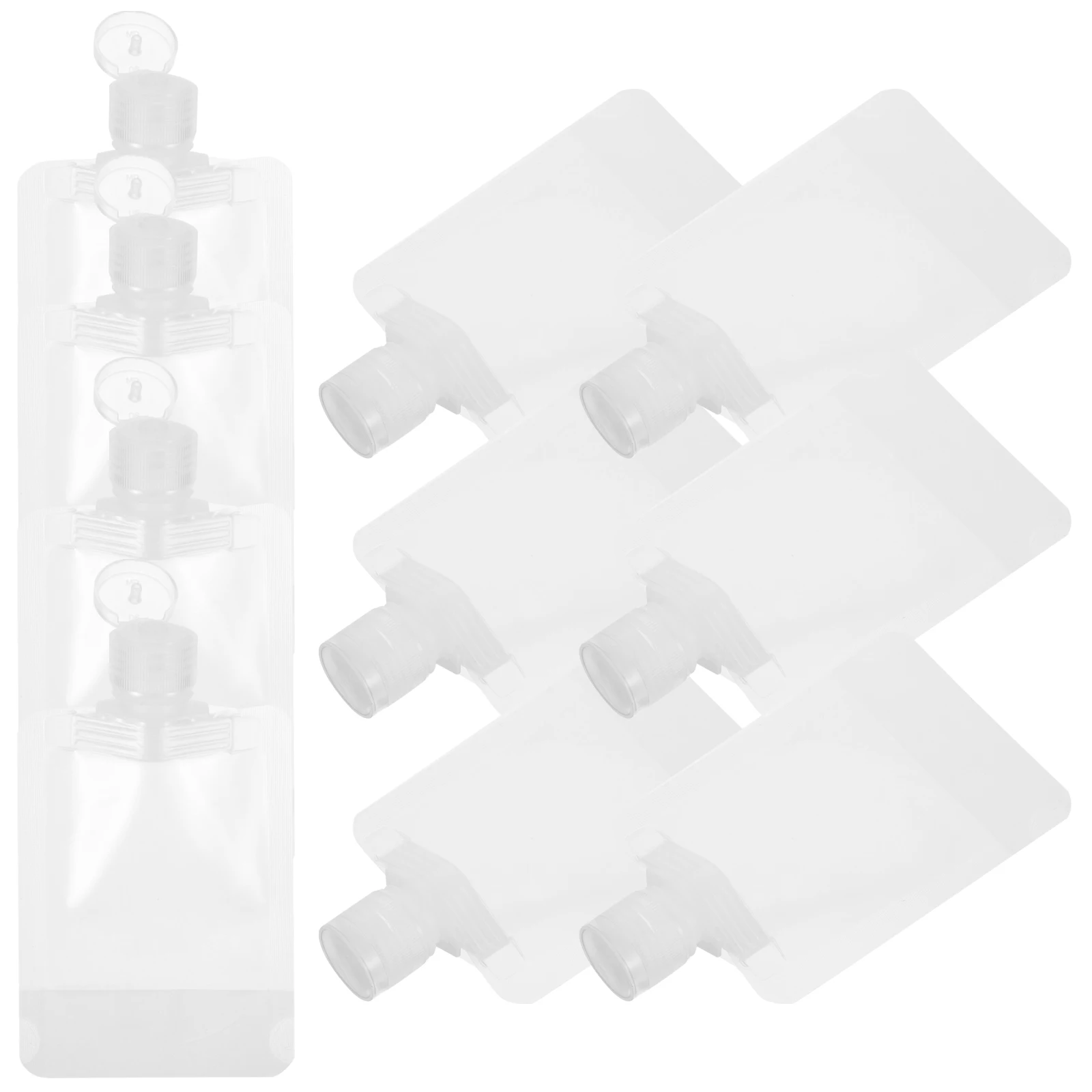 

Empty Lotion Bags PET Bottled Storage Refill Pouches Transparent Squeeze Travel Sub Packing Bag For Essences Creams